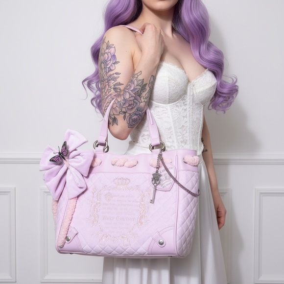 Custom 💜 Lavender + Blush Butterfly Juicy Couture Daydreamer . Juicy Tale. Y2K - Picture 9 of 9